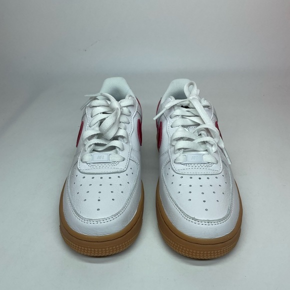 New Nike Air Force 1 Low By You 'Gum/White/Red' [DN4165-991] Women's Size 6 - Picture 3 of 6